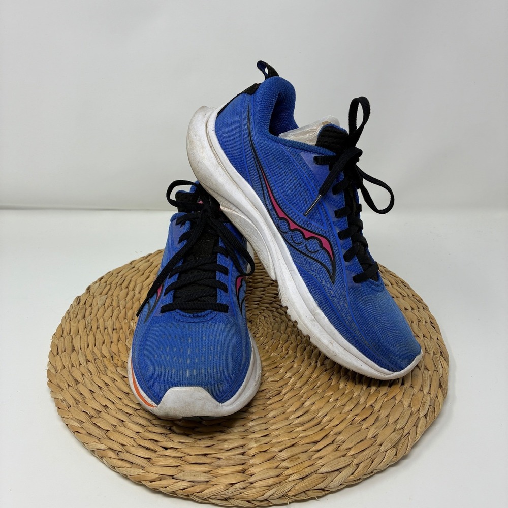 Saucony Womens 8.5 Running Shoes Blue Pink‎ Athletic Sneakers S10723-125